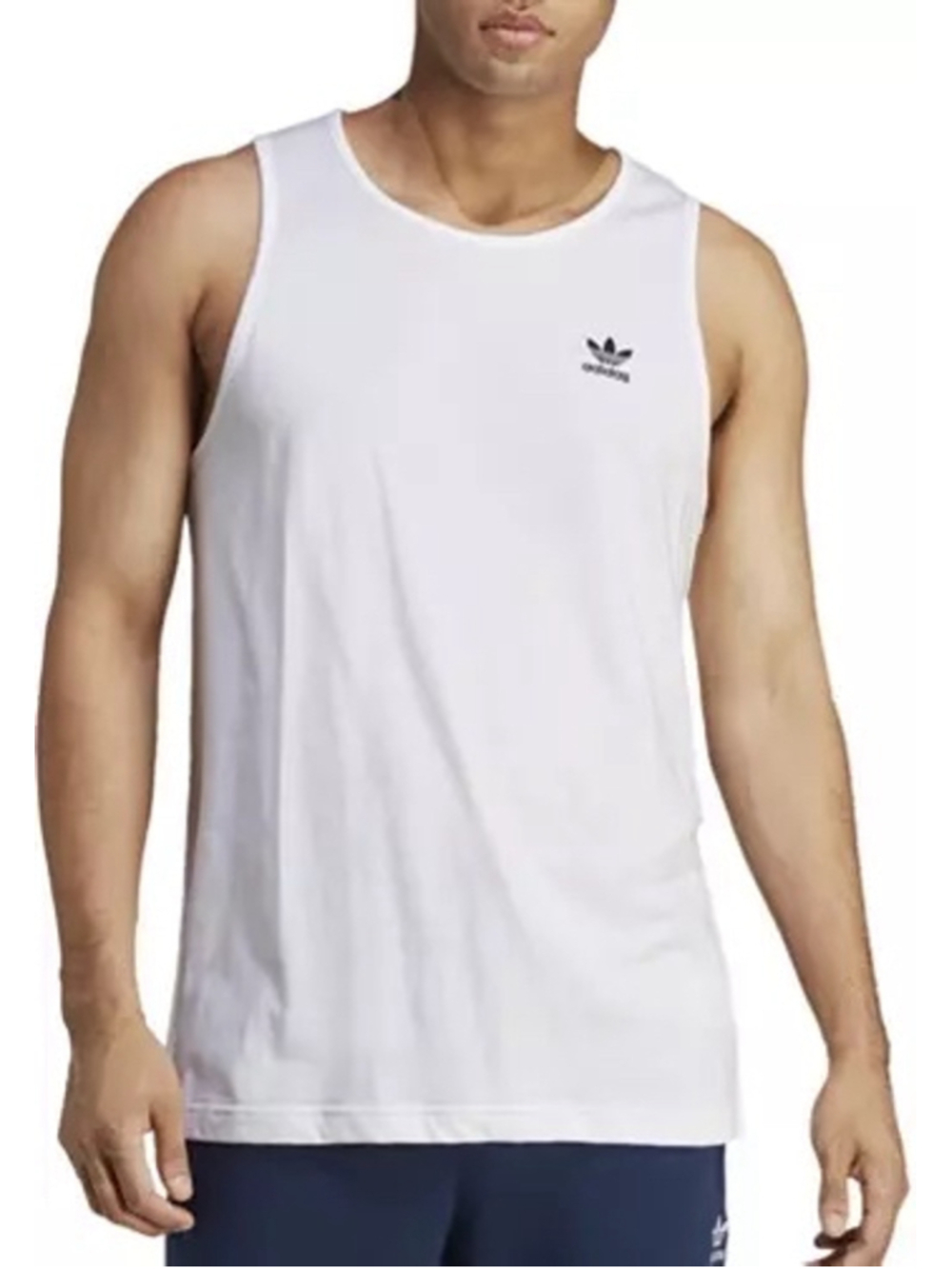 Men's Adidas Tank Top, White, Size S